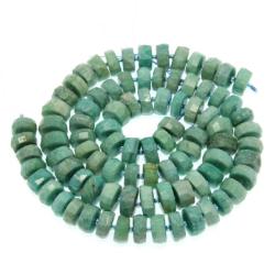  Margele Bijuterii Amazonit de Peru Disc Fatetat 14x7 mm