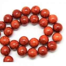 Margele Bijuterii Coral Rosu Rotund 24 x 24 mm