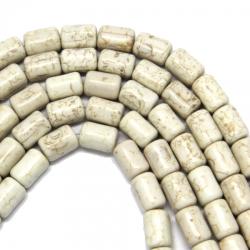 Magnezit Margele Pietre Semipretioase Tub - 16 x 10-11 mm