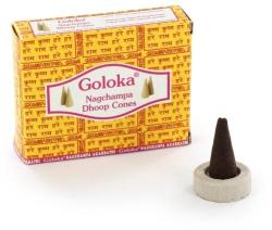  Conuri Parfumate Goloka - Nagchampa Dhoop Cones cu Suport - 10 Buc