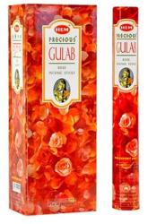 HEM Betisoare Parfumate HEM Precious Gulab Rose - 15g - Aroma Devotiunii Aurii - Incense - 1 Set