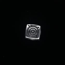 Margele Argint 925 Cub 7.5 x 7, 5 mm - 1 Biuc