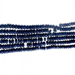  Margele Bijuterii Lapiz Lazuli Rotund Fatetat 6x4 - 9x5 mm