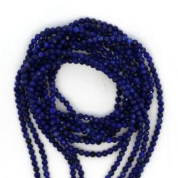 Lapis Lazuli Margele Pietre Semipretioase Rotunde Fatetate 2, 5-2, 9 x 2, 5-2, 9 mm