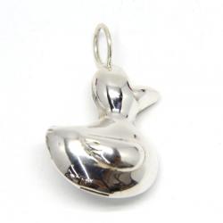 Charm Biju Rata Clopot Alama Argintata - 63 x 40 x 24 mm - 1 Buc
