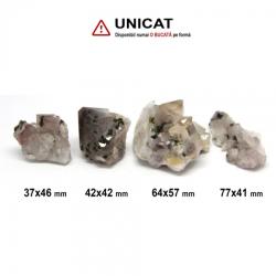 Cuart cu Hematit si Epidot Brut Natural - 37-77x41-57 mm- ( XL) - 1 Buc