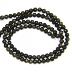  Jasp Zebra Negru Margele Pietre Semipretioase Rotund - 6 mm