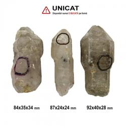 Cuart Sceptru Enhydro Brut Natural - 84-92 x 24-40 x 24-34 mm(XXL) - 1 Buc