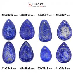 Cabochon Lapis Lazuli cu Gaura 33-44 x 22-30 x 7-12 mm - Unicat