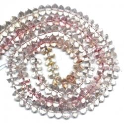 Cuart Roz Margele Pietre Semipretioase Disc - 5 x 8 mm
