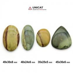 Cabochon Jasp Policrom 35-49 x 24-36 x 5-8 mm - Unicat