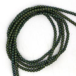  Hematit Mat Verde Rotund Fatetat Margele Pietre Semipretioase pentru Bijuterii 2x2 mm
