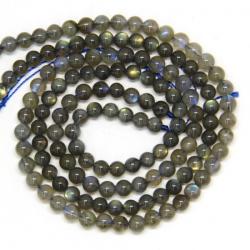  Labradorit Margele Pietre Semipretioase pentru Bijuterii Rotunde - 5, 5 - 5, 9 mm