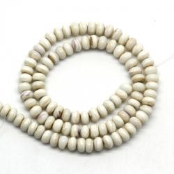 Margele Bijuterii Sidef Roz Rotund 4x6 mm