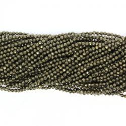  Pirita Rotunda Fatetata 2-2, 5x2-2, 5 mm Margele pentru Bijuterii