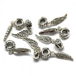 Charm Argint 925 - Frunza - 27 x 7 mm - 1 Buc