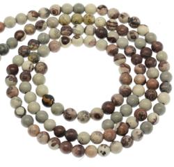  Margele Bijuterii Jasp Rotund 6 mm - concepttropic - 22,00 RON