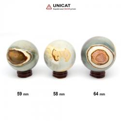 Sfera Jasp Policrom Mineral Natural 58-59-64 mm - Unicat