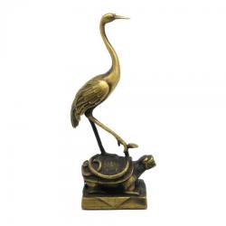  Cocor pe Broasca Testoasa Xuan Wu - Statueta din Bronz 22, 5 x 5, 5 x 7, 5 cm