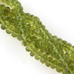  Peridot - Crisolit - Olivina Fatetat Disc 2-4 x 5-6 mm
