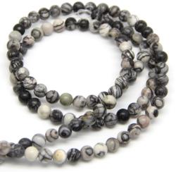  Margele Bijuterii Jasp Picasso Rotund 6 mm - concepttropic - 15,00 RON