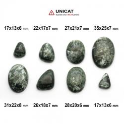  Cabochon Serafinit 17-35 x 13-25 x 6-8 mm - Unicat