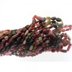 Margele Bijuterii Turmalina Multicolora Neregulata - 5-10 x 5-7 mm