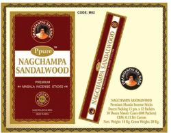 Betisoare Parfumate Ppure Nagchampa - Sandalwood 15 g