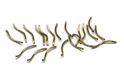 Margele Gold Filled Tub Twisted 17, 4 x 1 mm - 1 Buc