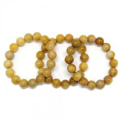  Bratara Jad Galben Diametru 62 mm, Rotund - 14-14, 9 mm