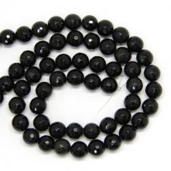  Obsidian Curcubeu Rotund Fatetat 12x12 mm - Margele Pietre Semipretioase
