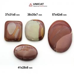 Cabochon Jasp Noreena 37-57 x 28-42 x 6-8 mm - Unicat