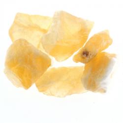  Cristal Natural Calcit Galben Brut Aprox. 20 x 15 mm ( M )