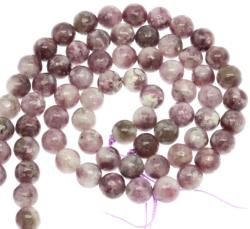  Lepidolit Rotund Margele Pietre Semipretioase pentru Bijuterii 8 mm
