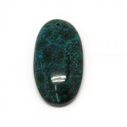  Pandantiv Crisocola in Forma Oval - 50 x 26 x 10 mm - (XXL)
