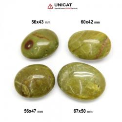 Palm Stone Opal Verde Madagascar Rulata 56-67 x 42-50 mm (XXL) - Unicat