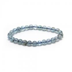  Bratara Topaz Albastru Diametru 56 mm, Rotund 6-6, 8 mm