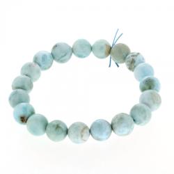 Bratara din Larimar Diametru 50 mm - Margele Rotunde 11 mm