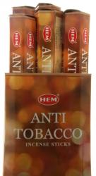  Betisoare Parfumate HEM Anti Tobacco - 15 g - Aroma Puritatii Respiratorii - Tamaie - 1 Set
