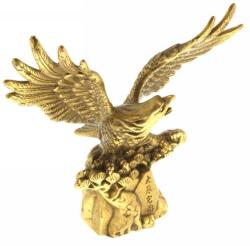  Vultur cu Aripile Intinse - Statueta din Bronz 15x13x8 mm