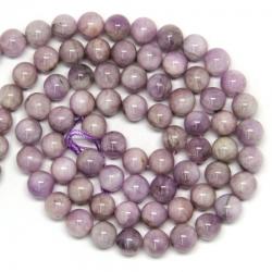  Kunzit Lila Rotund Margele Pietre Semipretioase pentru Bijuterii 9 - 9, 9 mm