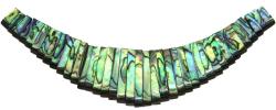  Colan din Sidef Abalon Natural -10 ~ 30 x 4 mm
