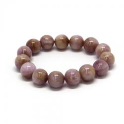  Bratara Kunzit Lila Diametru 60 mm - Rotund 14x14 mm