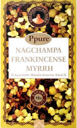 Betisoare Parfumate Ppure Nagchampa - Frankincense Myrrth 15 g