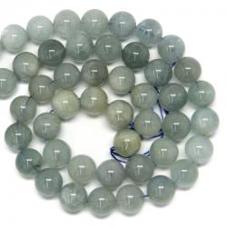  Acvamarin Rotund 14-14, 9 mm - Margele Pietre Semipretioase pentru Bijuterii