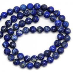 Lapis Lazuli Margele Pietre Semipretioase Rotunde - 9, 5 - 9, 9 mm