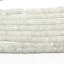  Piatra Lunii Rainbow Margele Pietre Semipretioase Patrat - 0.9-1, 5 x 4-6 mm