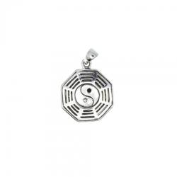  Pandant Argint 925 - Yin Yang - 30 mm