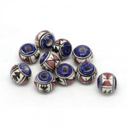  Margele Ceramica Inka Rotunde - 10x12 mm - 1 Buc
