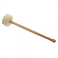  Bat din Lemn de Mango si Lana pentru Bolul Tibetan - Diametru 7 cm - 32 cm Castron